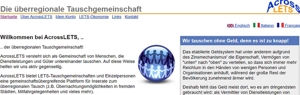 AcrossLETS - Die überregionale Tauschgemeinschaft