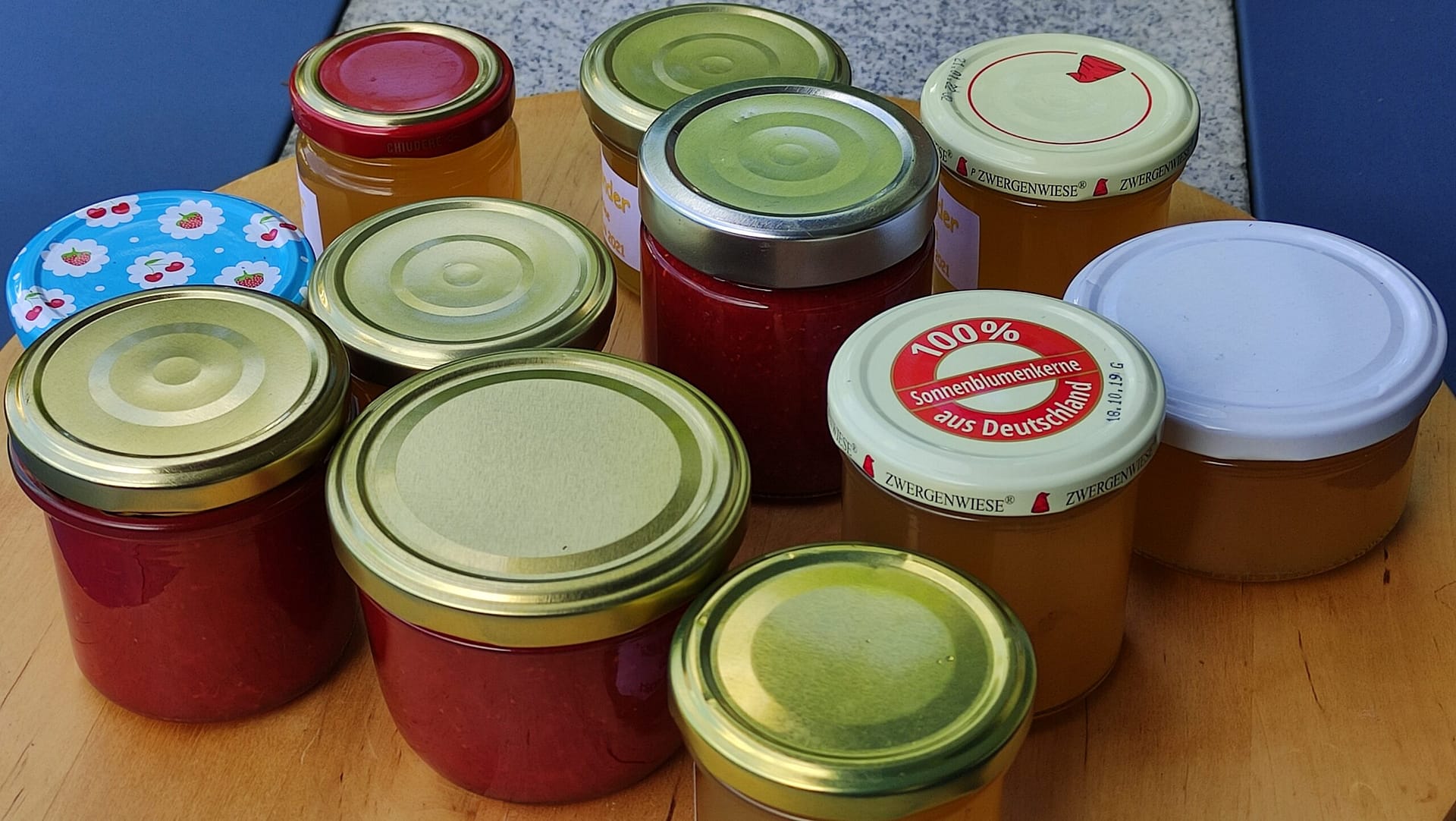 Selbstgemachte Marmeladen